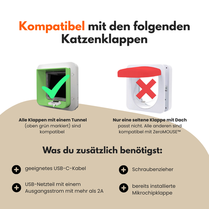 Cat Flap with Prey Detection (incl. ZeroMOUSE™ 2.0)