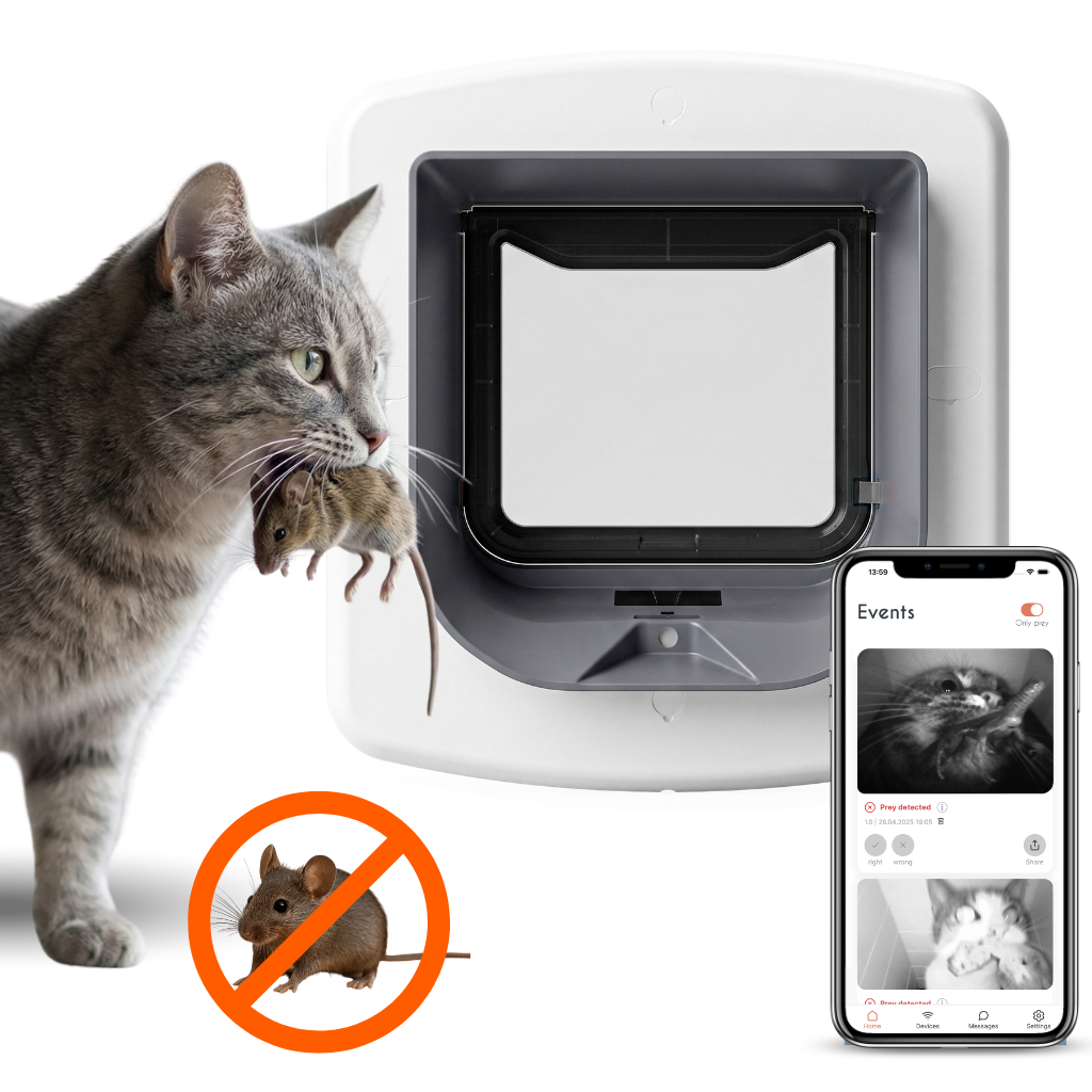AI Cat Flap with Prey and Face Recognition