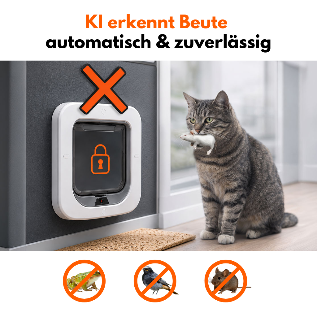 AI Cat Flap with Prey and Face Recognition