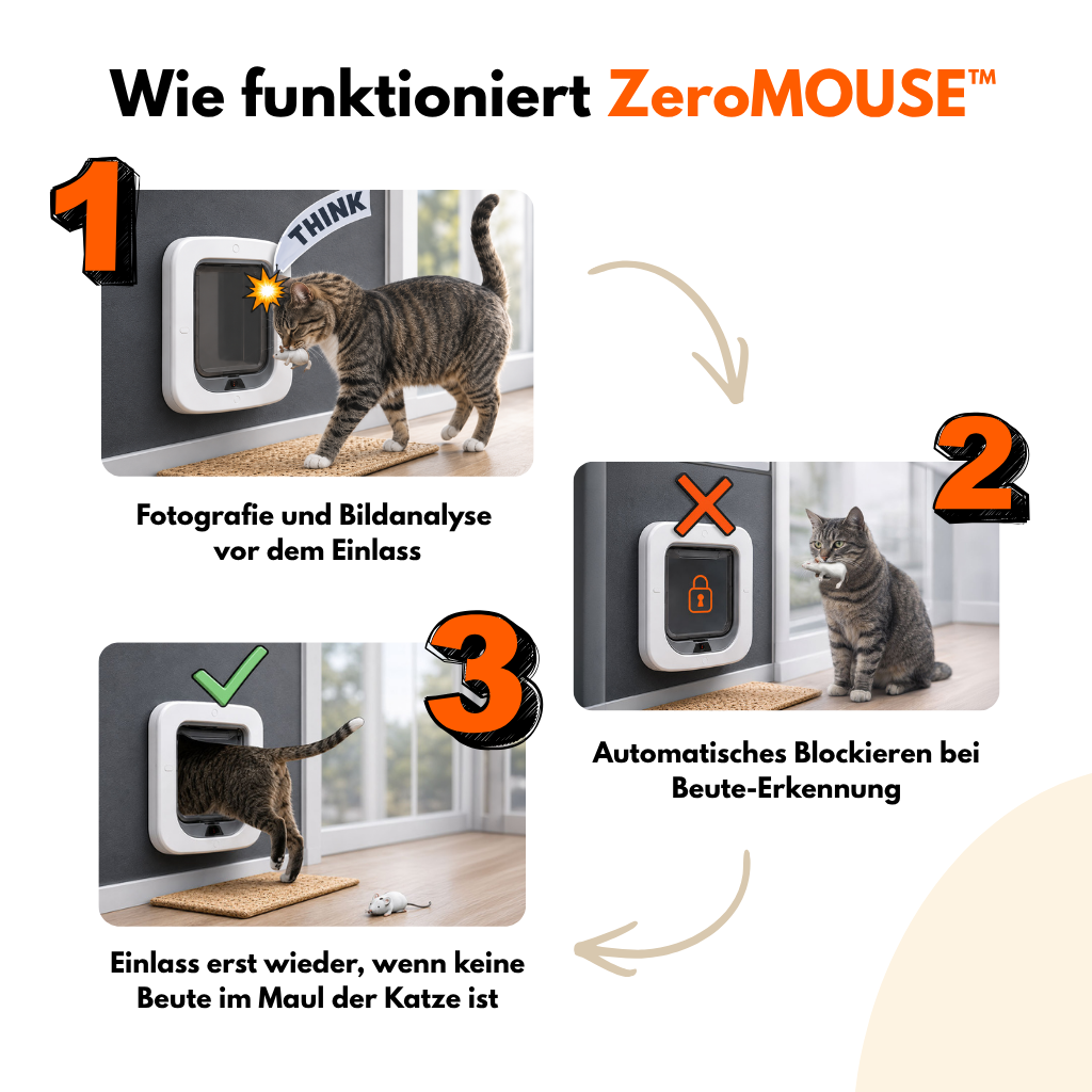 AI Cat Flap with Prey and Face Recognition